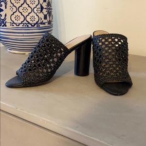 BRANDNEW Villa Rouge Pattie Heeled open-toe mules